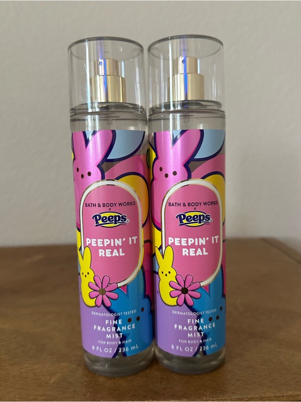 X2 Bath & Body Works x Peeps "Peepin' It Real" Fine mist NEW